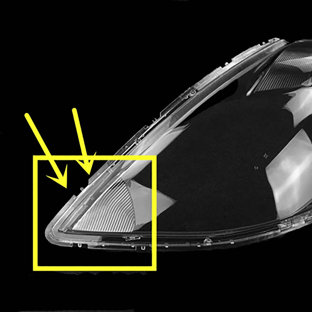 For Nissan Tiida Versa 2008 2009 2010 Car Accessories Headlight Cover Headlamp Shell Transparent Lampshade Case Lens Plexiglass